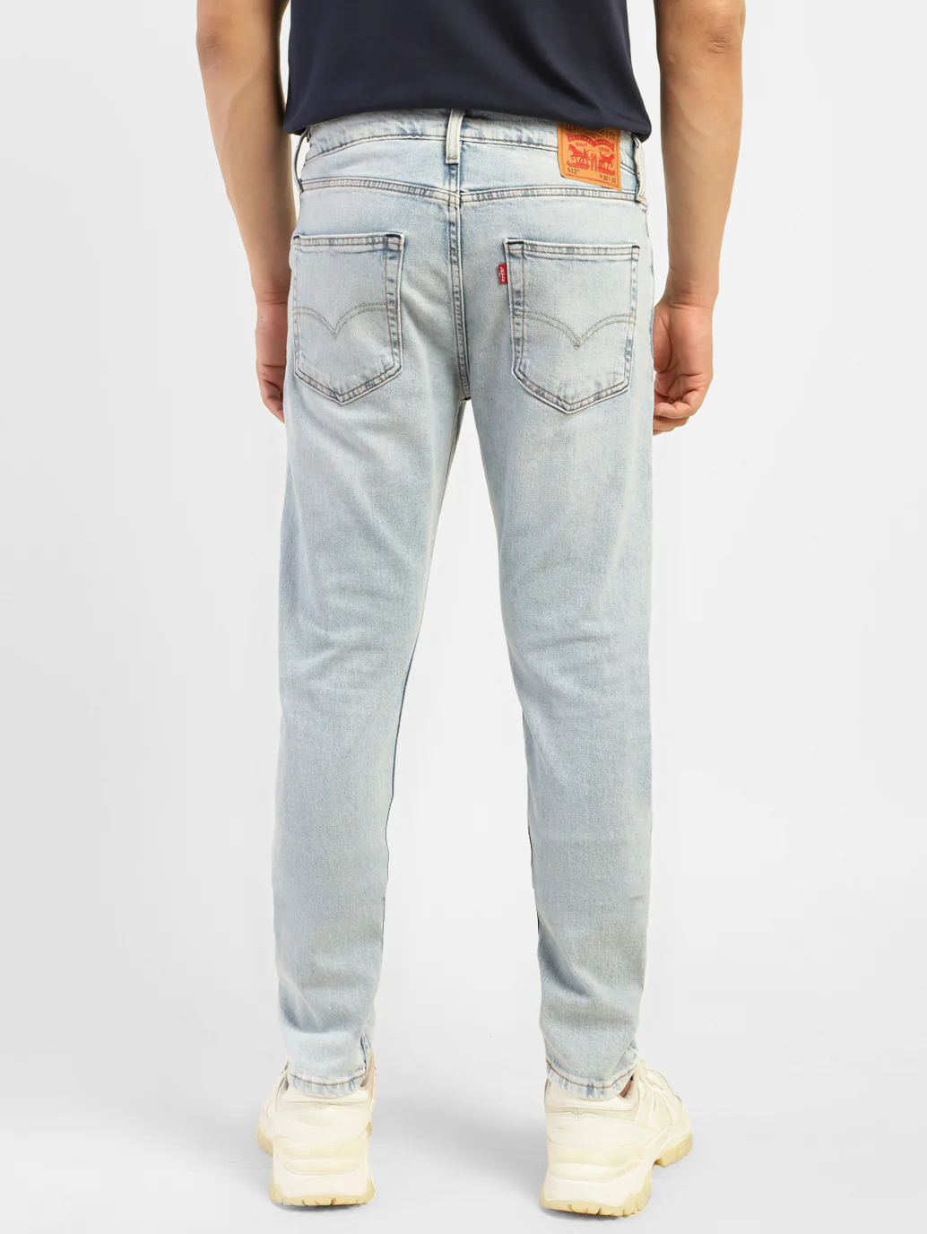 Men's 512 Blue Slim Tapered Fit Mid Rise Jeans - Image 2