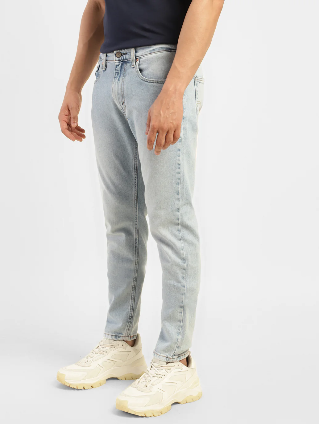 Men's 512 Blue Slim Tapered Fit Mid Rise Jeans - Image 3