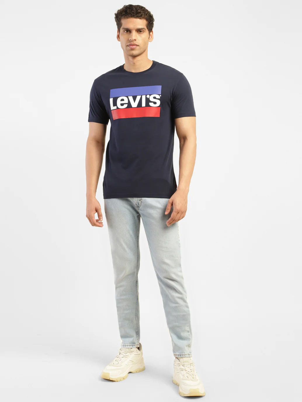 Men's 512 Blue Slim Tapered Fit Mid Rise Jeans - Image 7