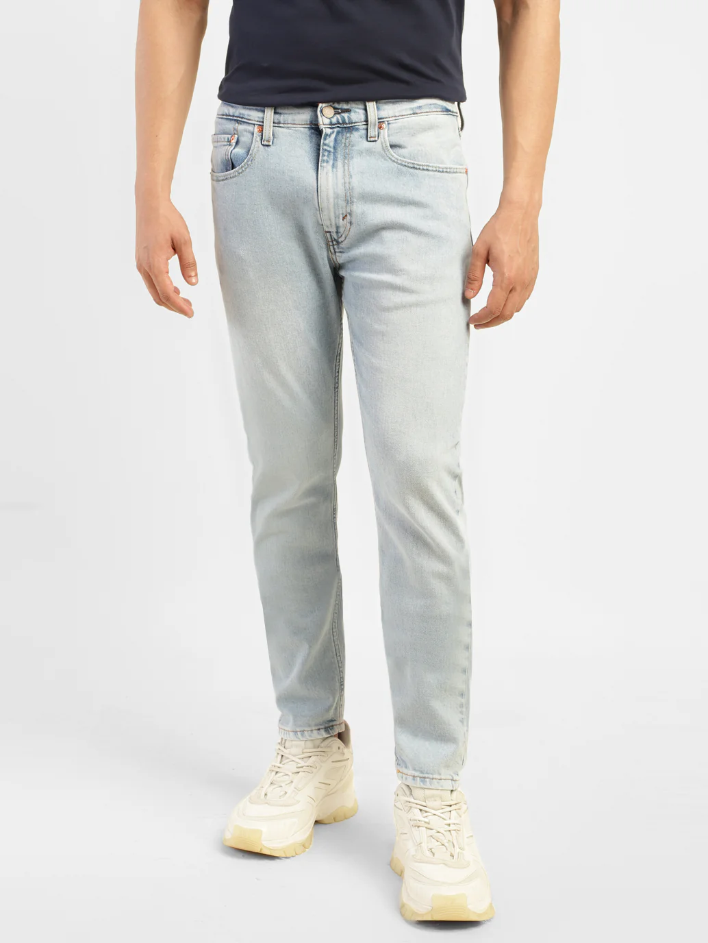 Men's 512 Blue Slim Tapered Fit Mid Rise Jeans - Image 8