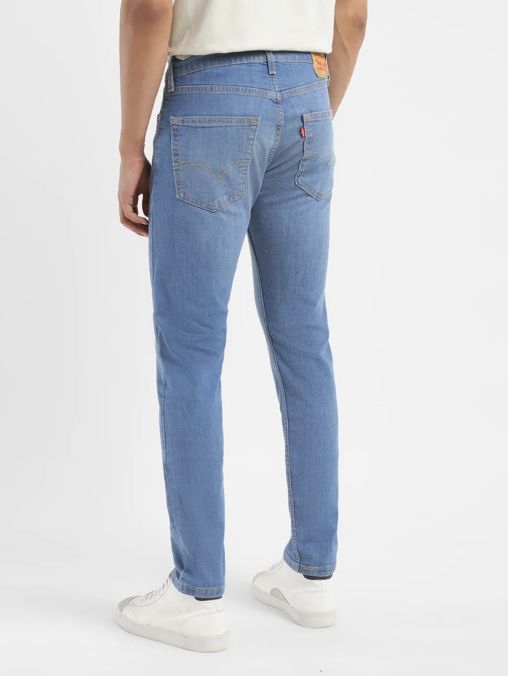 Men's 512 Blue Slim Tapered Fit Mid Rise Jeans - Image 2