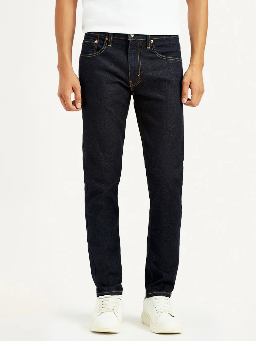 Men's 512 Dark Indigo Slim Tapered Fit Mid Rise Jeans - Image 2