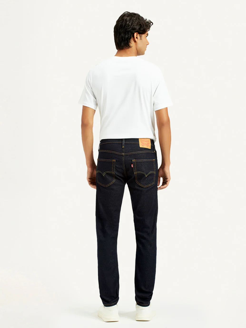 Men's 512 Dark Indigo Slim Tapered Fit Mid Rise Jeans - Image 3