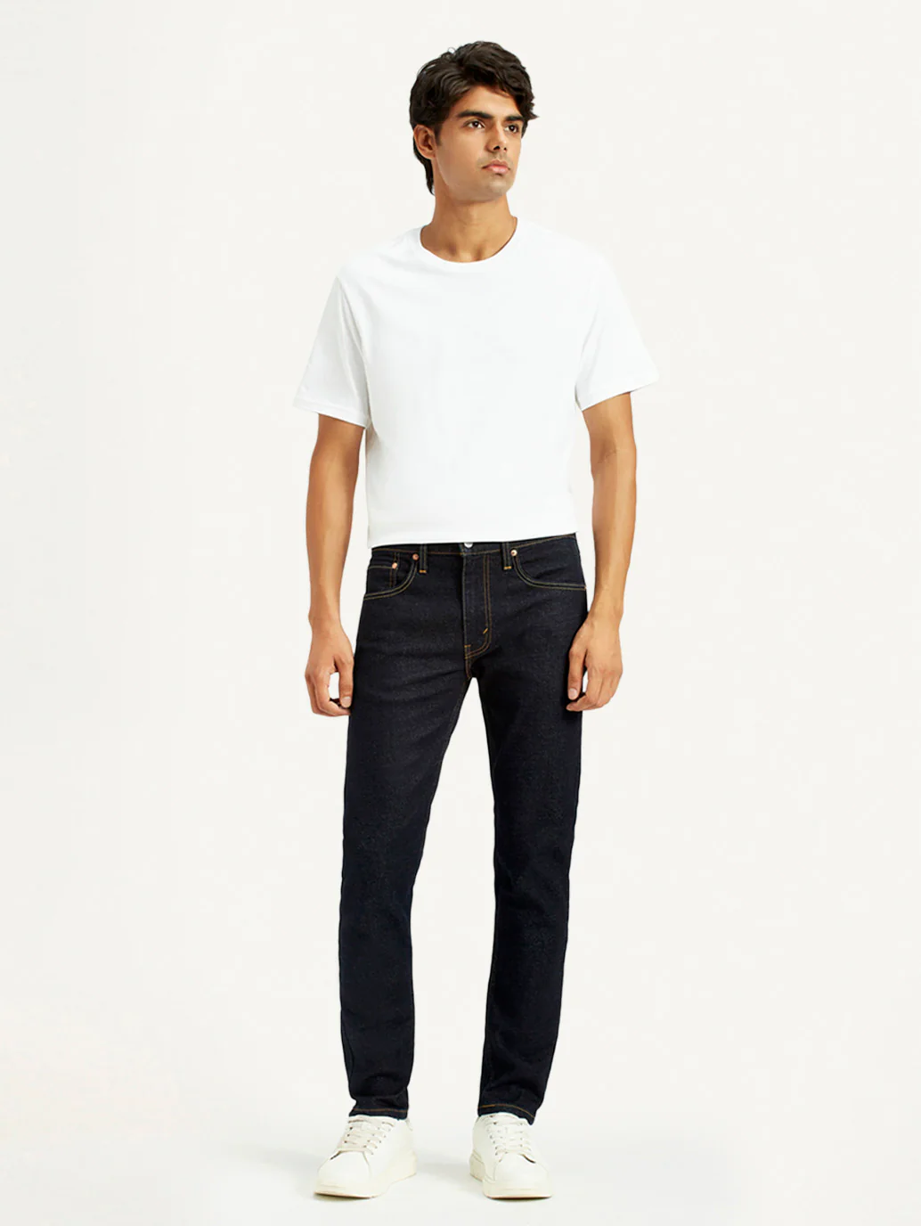 Men's 512 Dark Indigo Slim Tapered Fit Mid Rise Jeans - Image 6