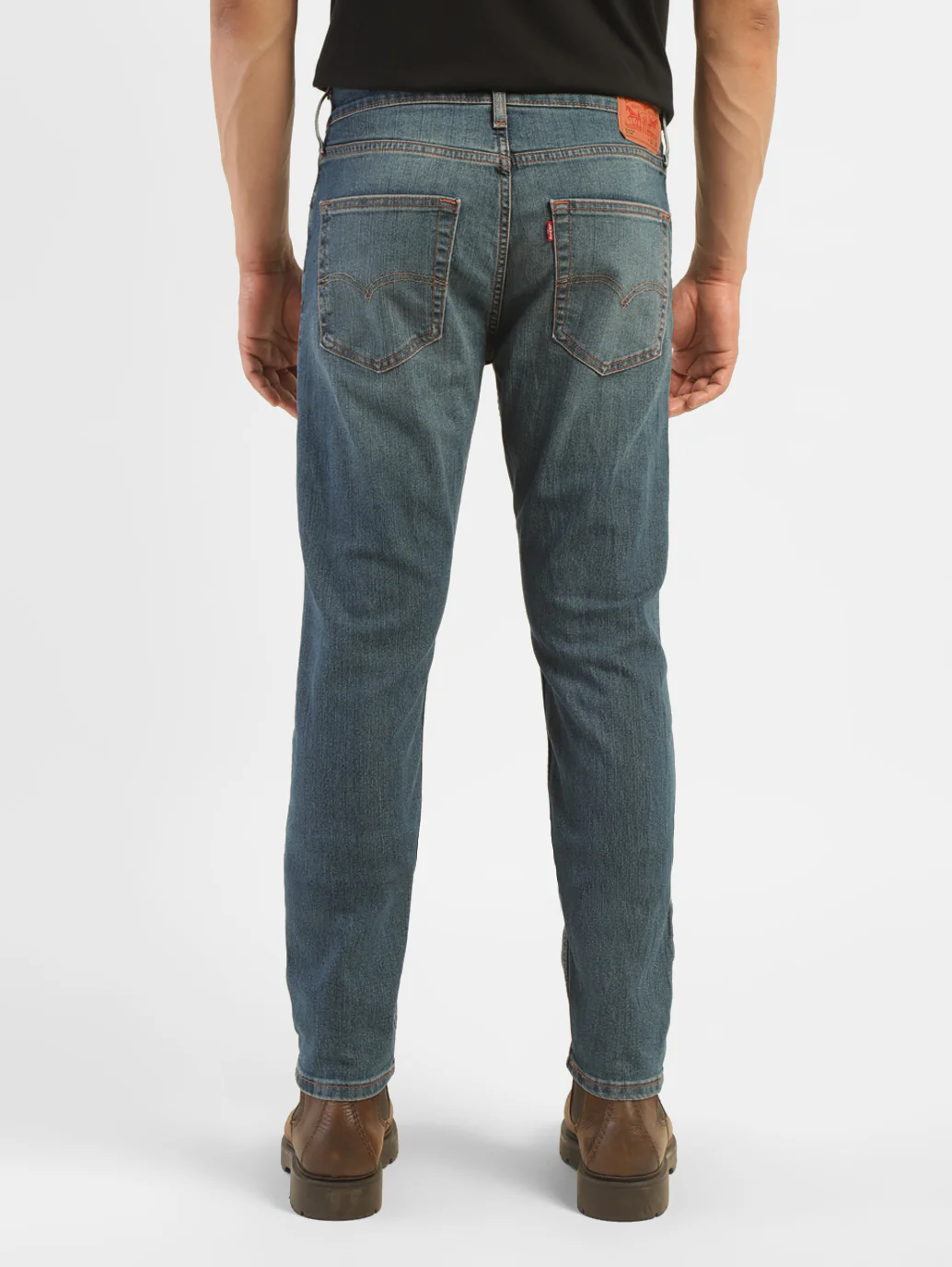 Men's 512 Blue Slim Tapered Fit Mid Rise Jeans - Image 2