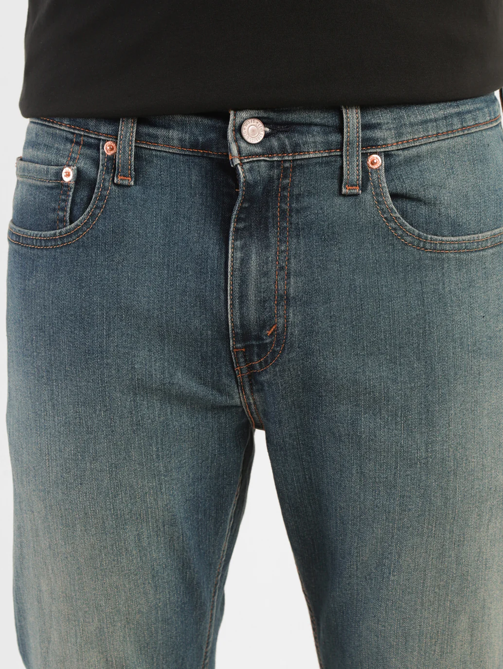 Men's 512 Blue Slim Tapered Fit Mid Rise Jeans - Image 5