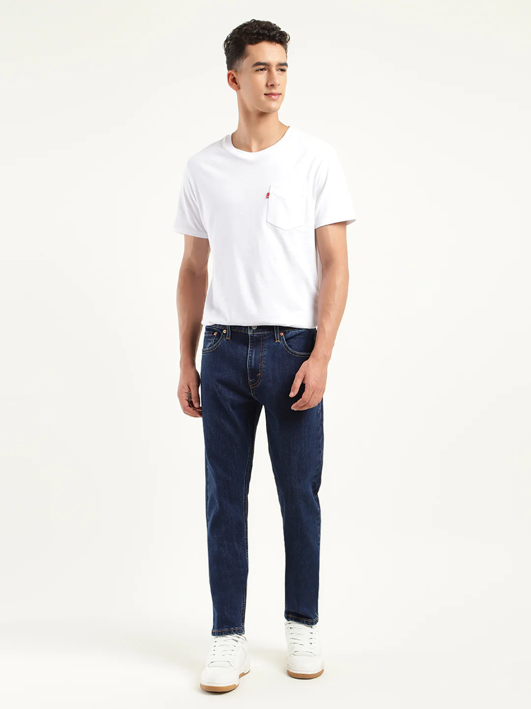 Men's 512 Blue Slim Tapered Fit Mid Rise Jeans - Image 2