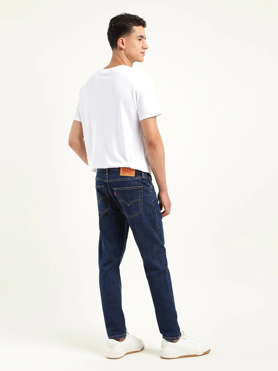 Men's 512 Blue Slim Tapered Fit Mid Rise Jeans - Image 3