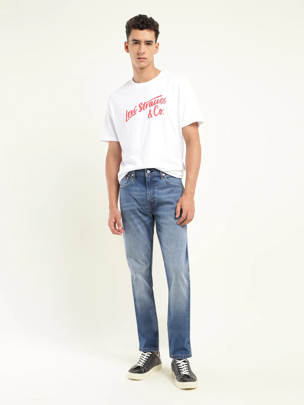 Men's 512 Blue Slim Tapered Fit Mid Rise Jeans - Image 2