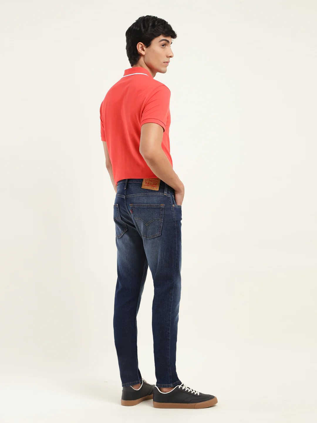 Men's 512 Blue Slim Tapered Fit Mid Rise Jeans - Image 3