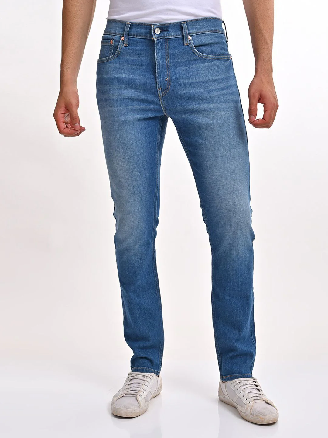Men's 512 Blue Slim Tapered Fit Mid Rise Jeans - Image 2