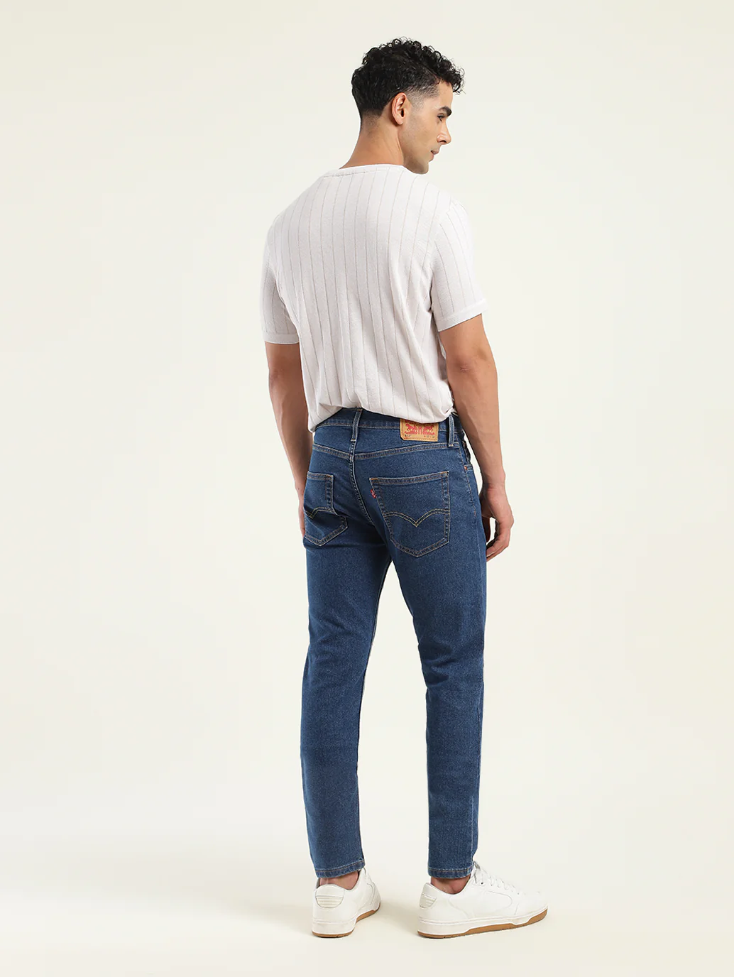 Men's 512 Blue Slim Tapered Fit Mid Rise Jeans - Image 3