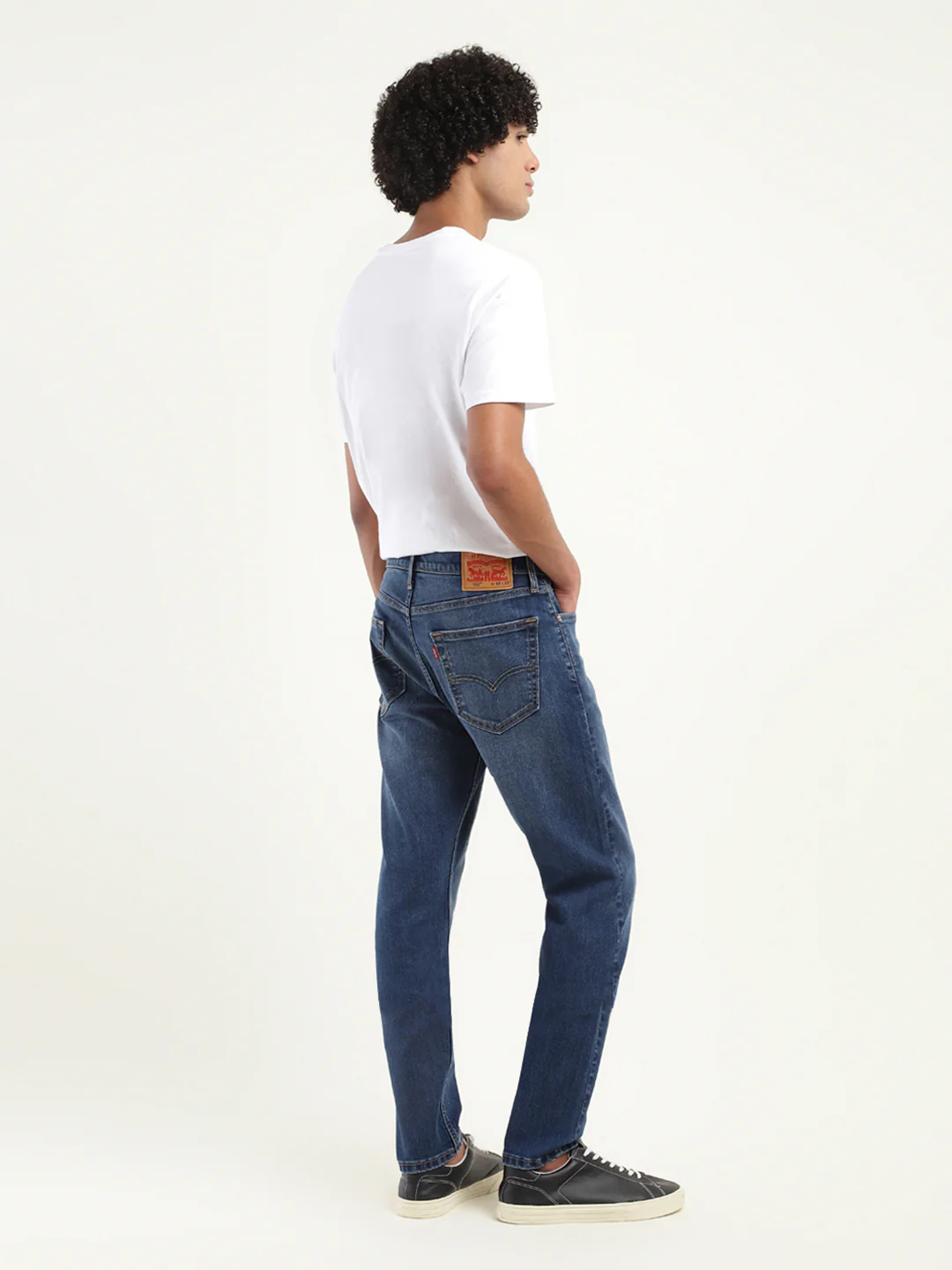Men's 512 Blue Slim Tapered Fit Mid Rise Jeans - Image 3