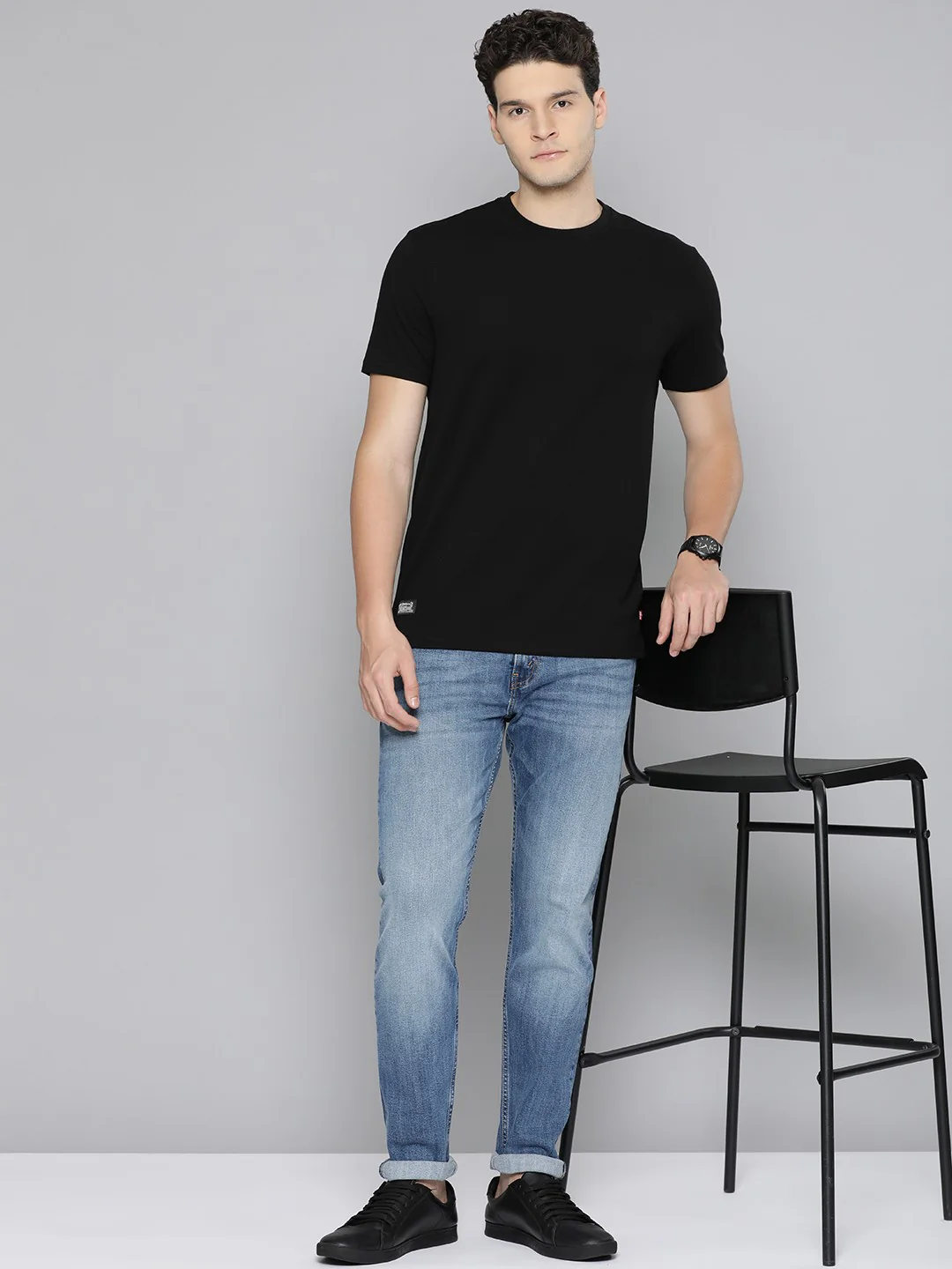 Men's 512 Blue Slim Tapered Fit Mid Rise Jeans