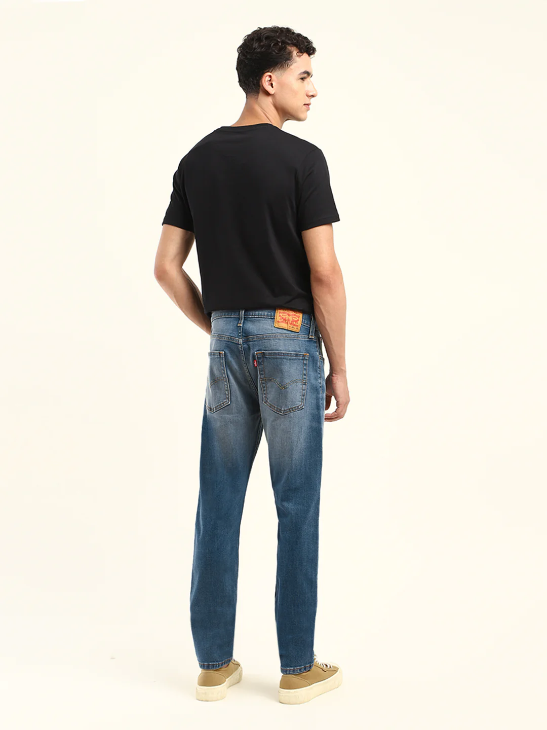 Men's 512 Blue Slim Tapered Fit Mid Rise Jeans - Image 3