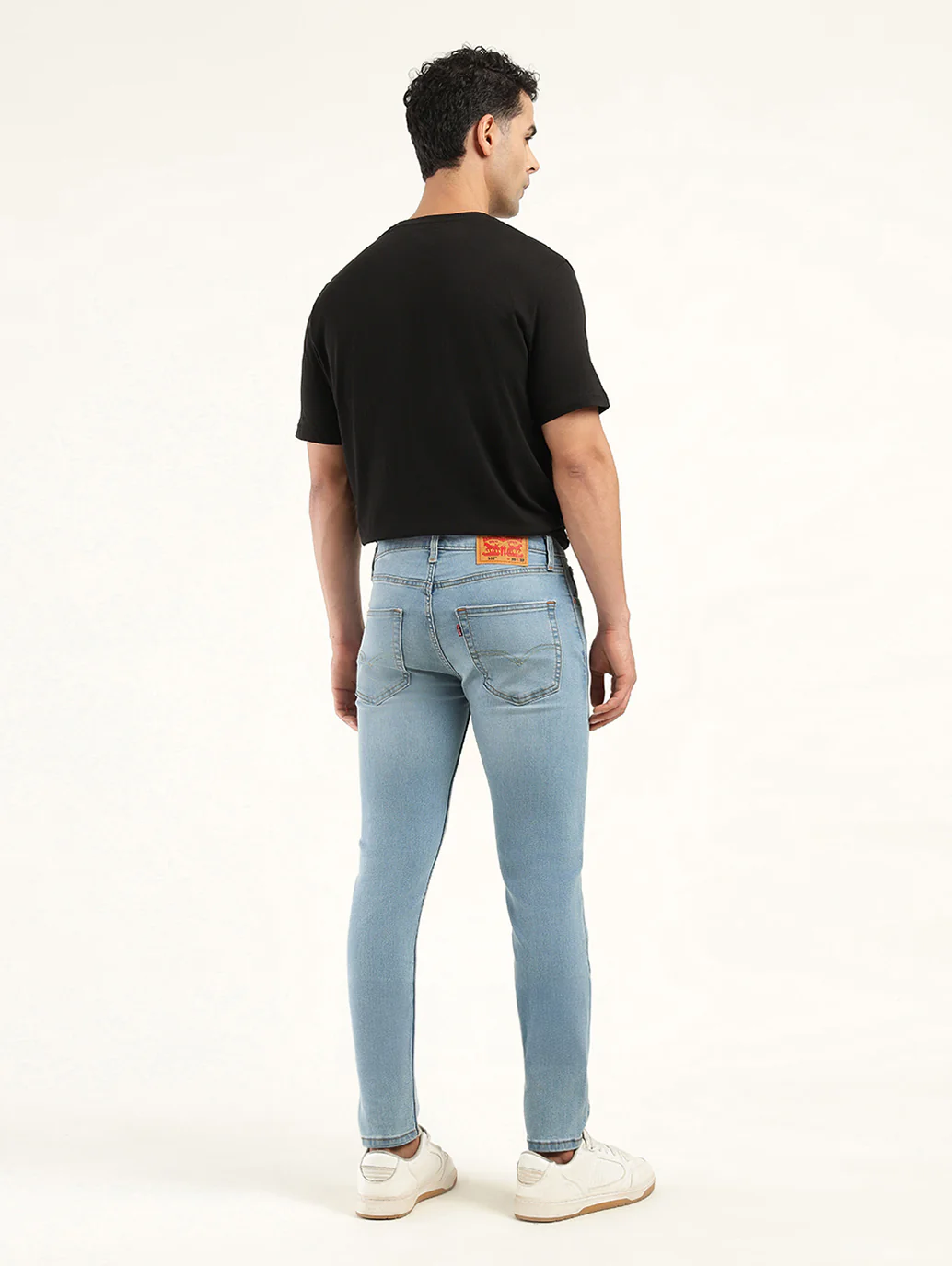 Men's 512 Blue Slim Tapered Fit Mid Rise Jeans - Image 3