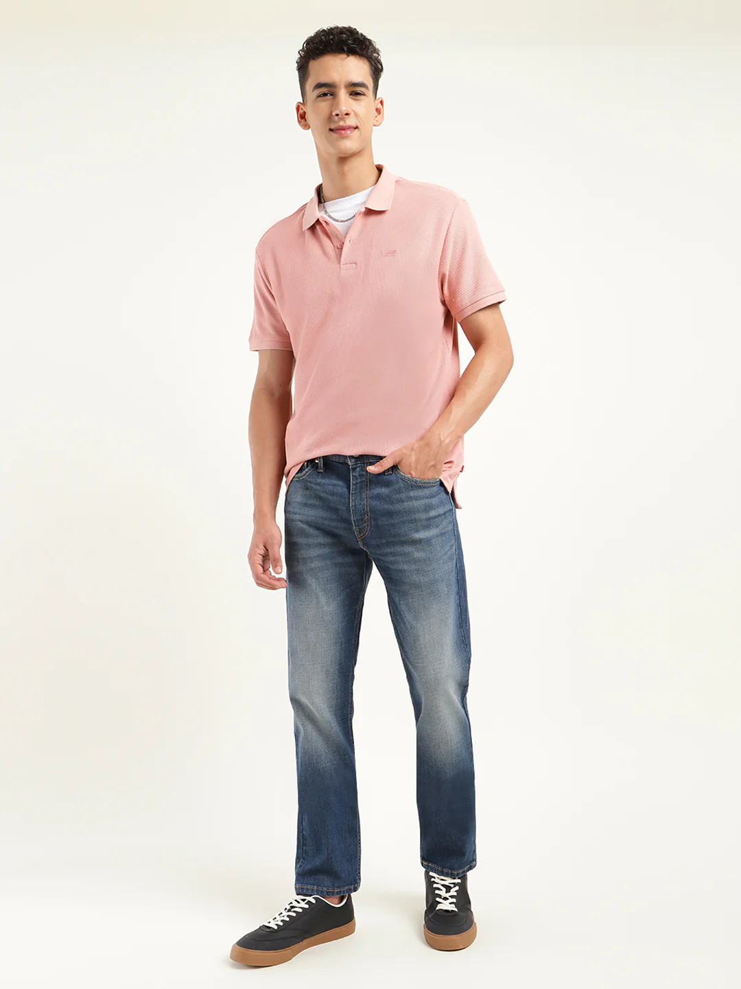 Men's 512 Blue Slim Tapered Fit Mid Rise Jeans