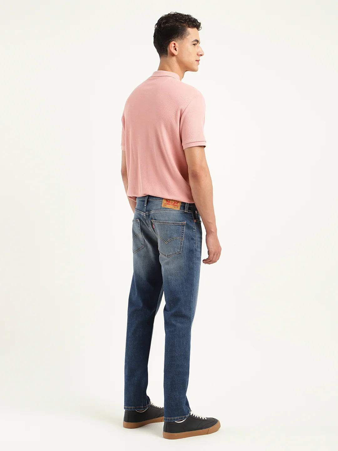 Men's 512 Blue Slim Tapered Fit Mid Rise Jeans - Image 3