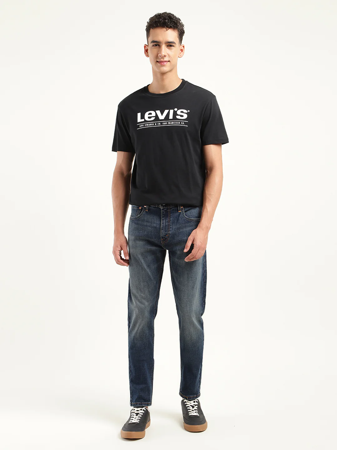 Men's 512 Blue Slim Tapered Fit Mid Rise Jeans - Image 2