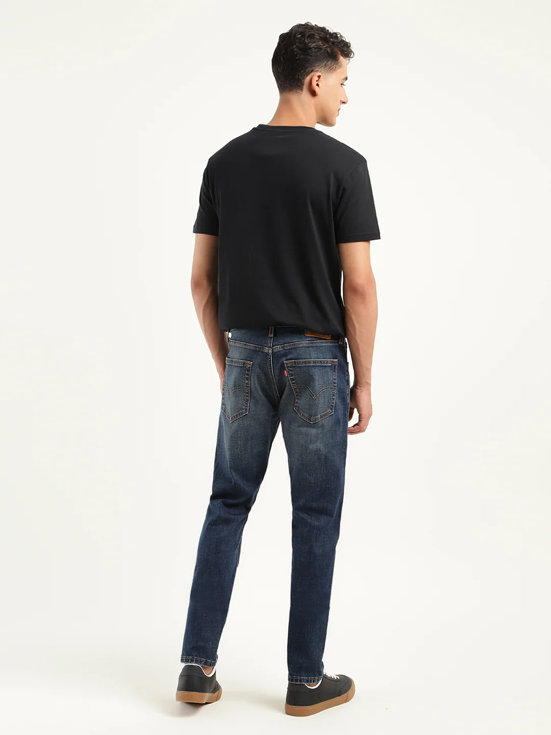 Men's 512 Blue Slim Tapered Fit Mid Rise Jeans - Image 3