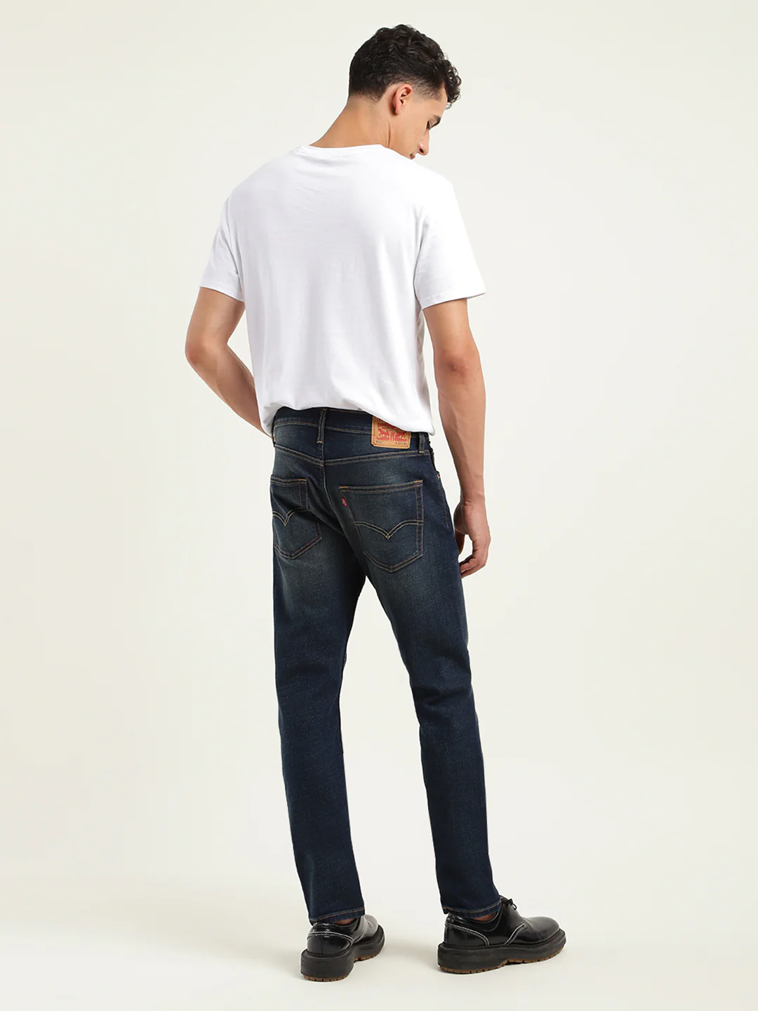 Men's 512 Blue Slim Tapered Fit Mid Rise Jeans - Image 3