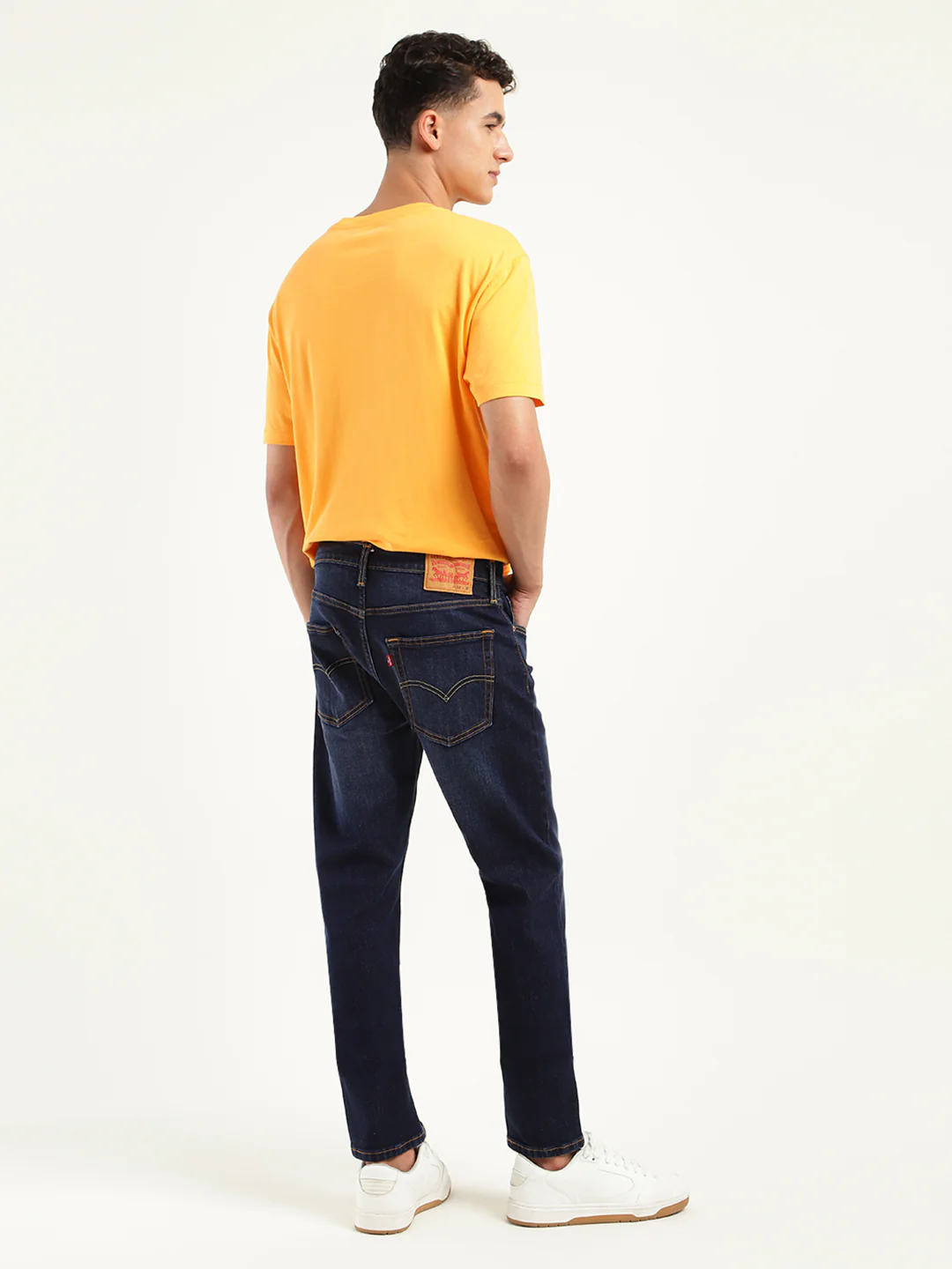 Men's 512 Blue Slim Tapered Fit Mid Rise Jeans - Image 3