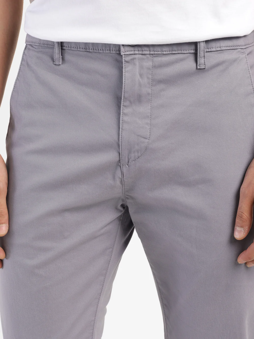 Men's 512 Grey Slim Tapered Fit Chinos - Image 10