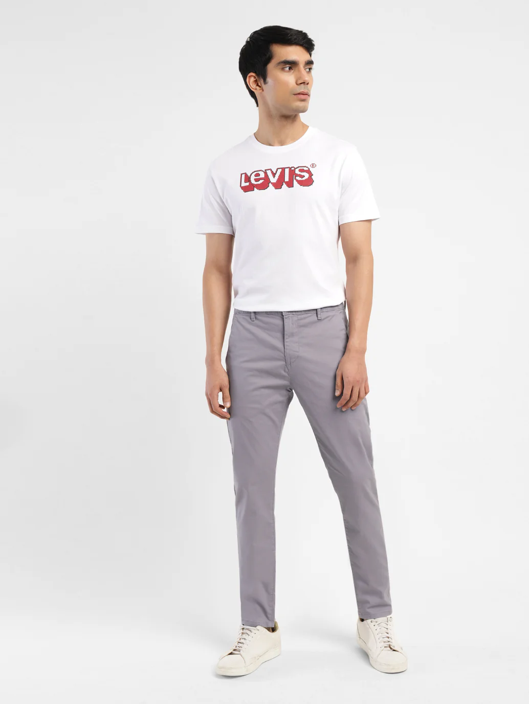 Men's 512 Grey Slim Tapered Fit Chinos - Image 11