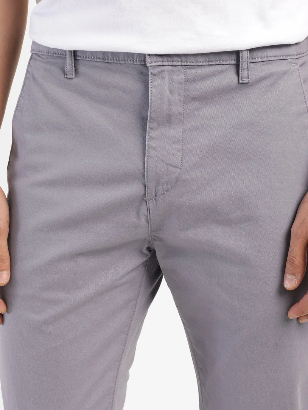 Men's 512 Grey Slim Tapered Fit Chinos - Image 7