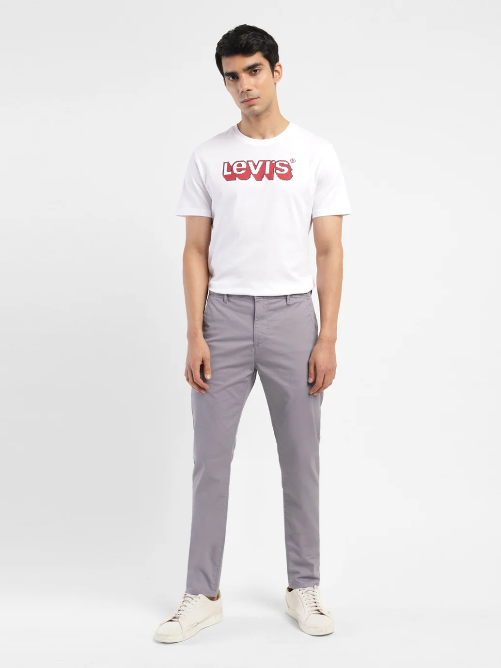 Men's 512 Grey Slim Tapered Fit Chinos - Image 8