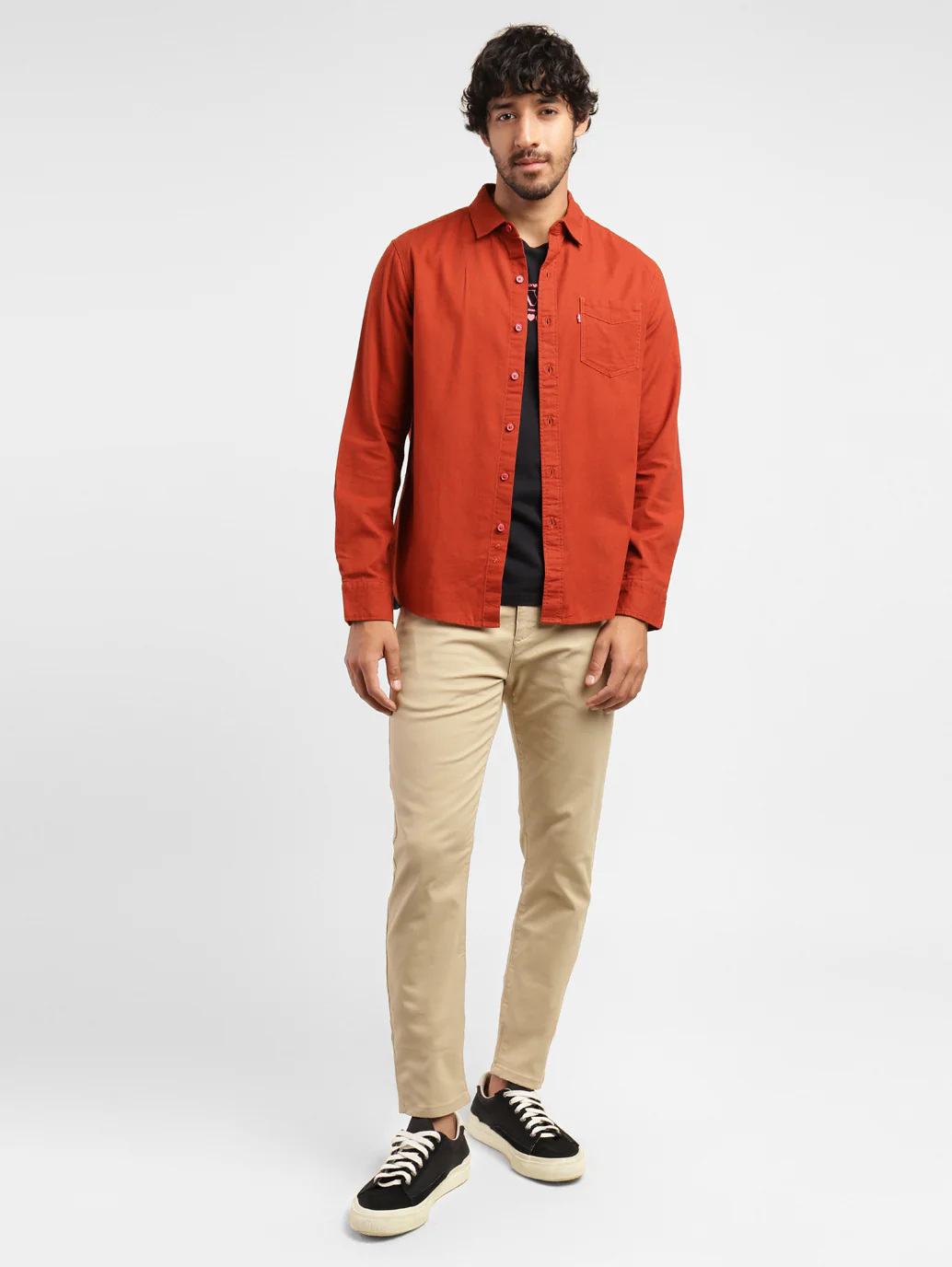 Men's 512 Beige Slim Tapered Fit Chinos - Image 10