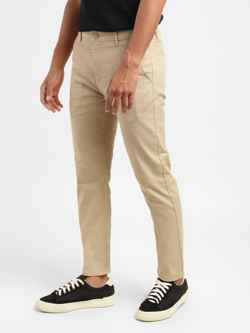 Men's 512 Beige Slim Tapered Fit Chinos - Image 3