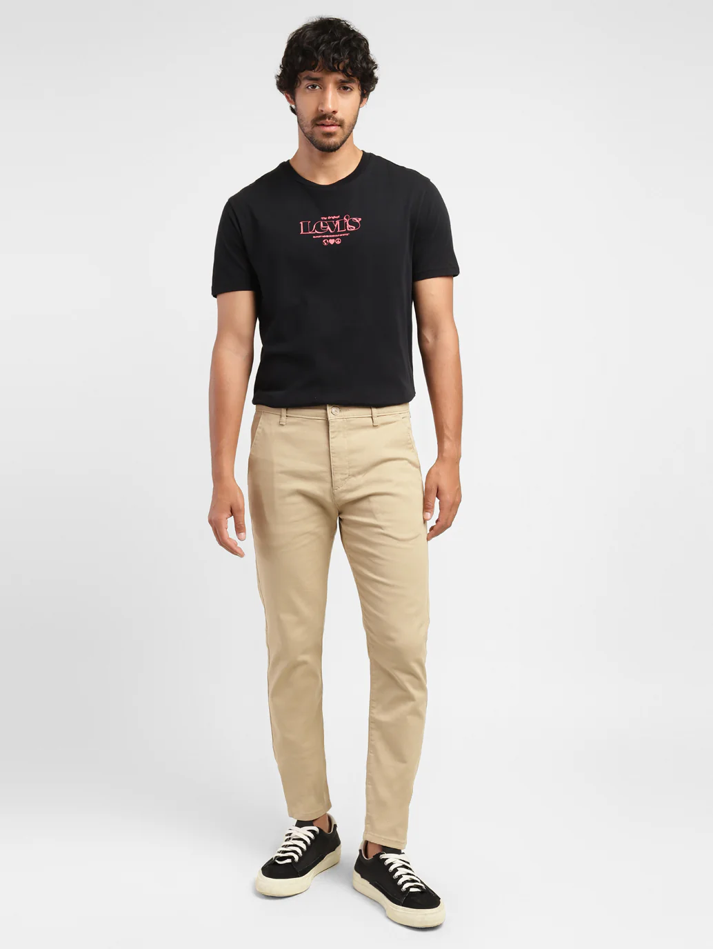 Men's 512 Beige Slim Tapered Fit Chinos - Image 8