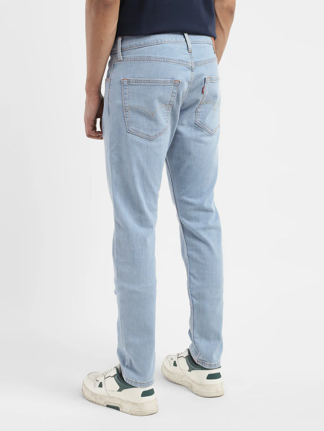 Men's 512 Blue Slim Tapered Fit Mid Rise Jeans - Image 5