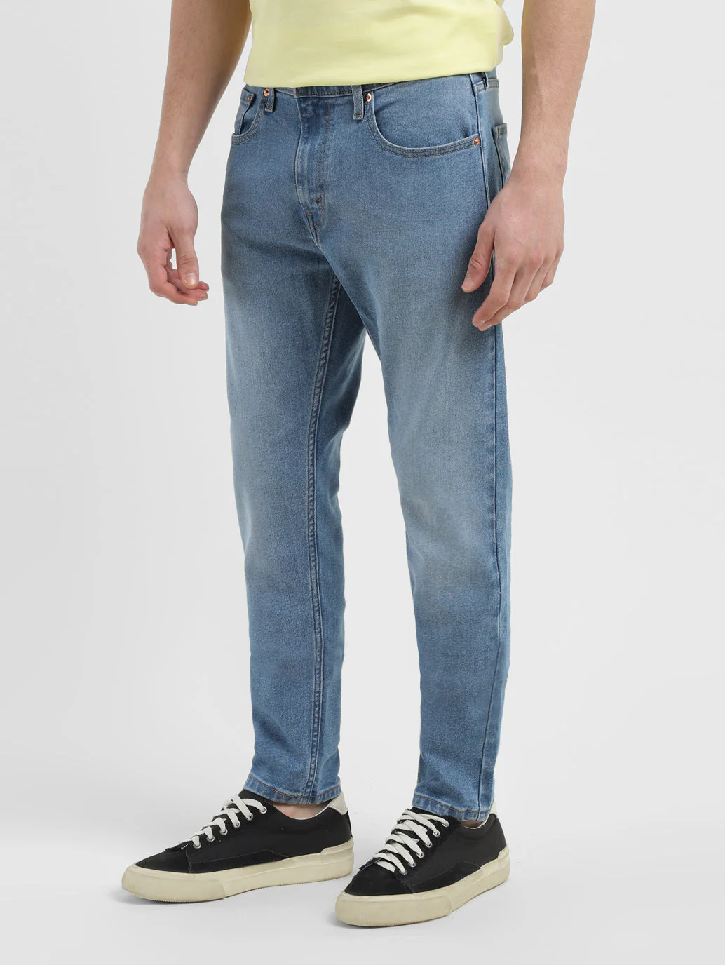 Men's 512 Blue Slim Tapered Fit Mid Rise Jeans - Image 5
