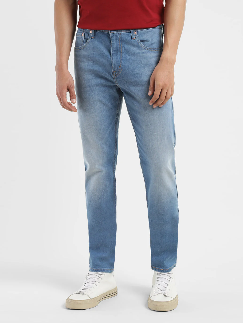 Men's 512 Blue Slim Tapered Fit Mid Rise Jeans - Image 2