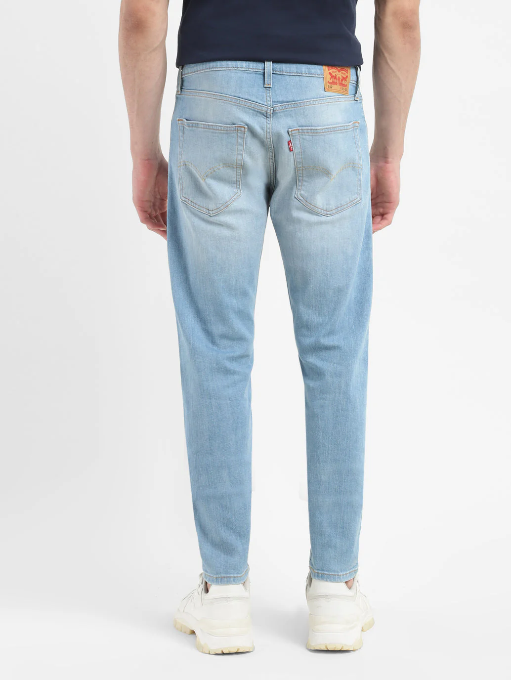 Men's 512 Blue Slim Tapered Fit Mid Rise Jeans - Image 3