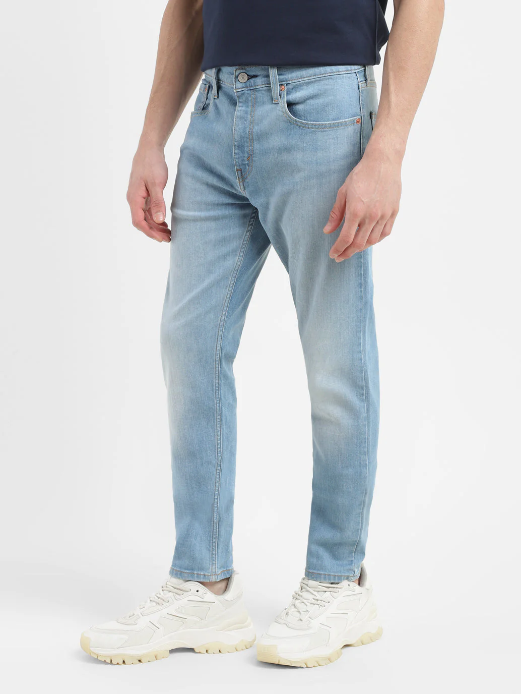 Men's 512 Blue Slim Tapered Fit Mid Rise Jeans - Image 5