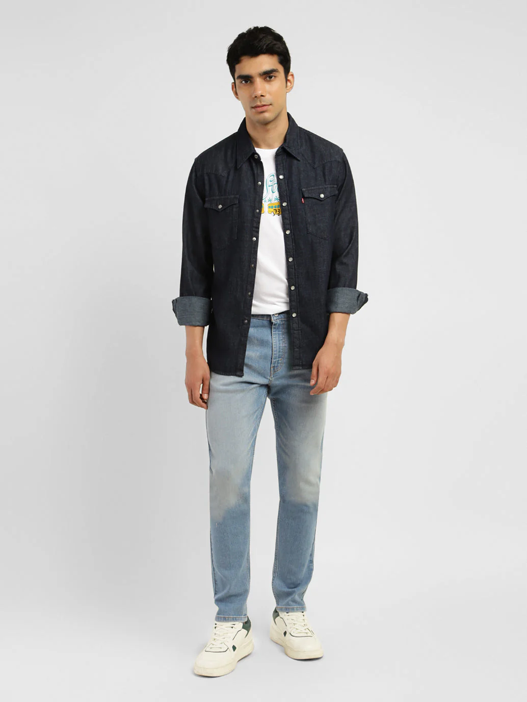 Men's 512 Blue Slim Tapered Fit Mid Rise Jeans - Image 2