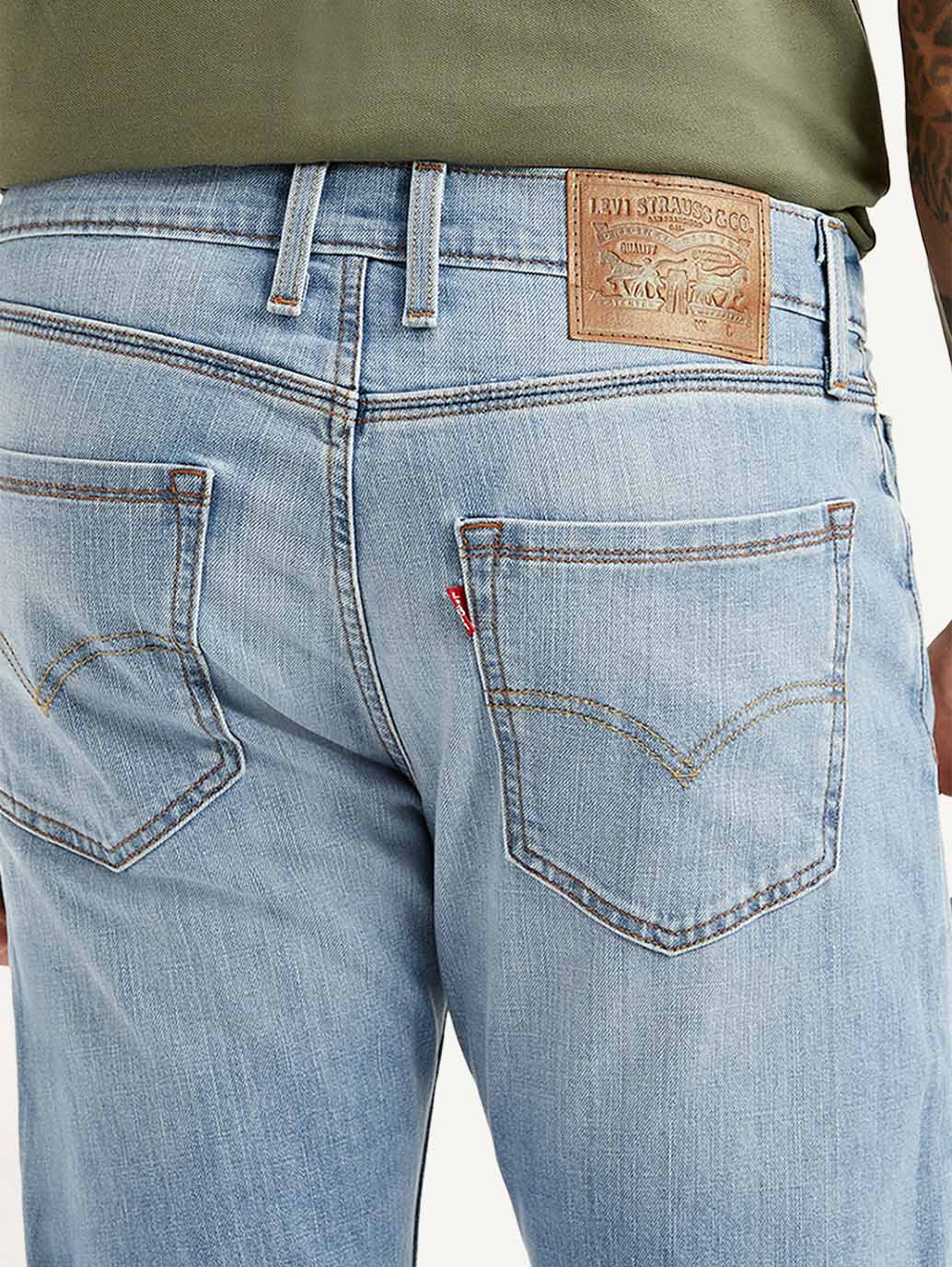 Men's 512 Light Blue Slim Tapered Fit Mid Rise Jeans - Image 5
