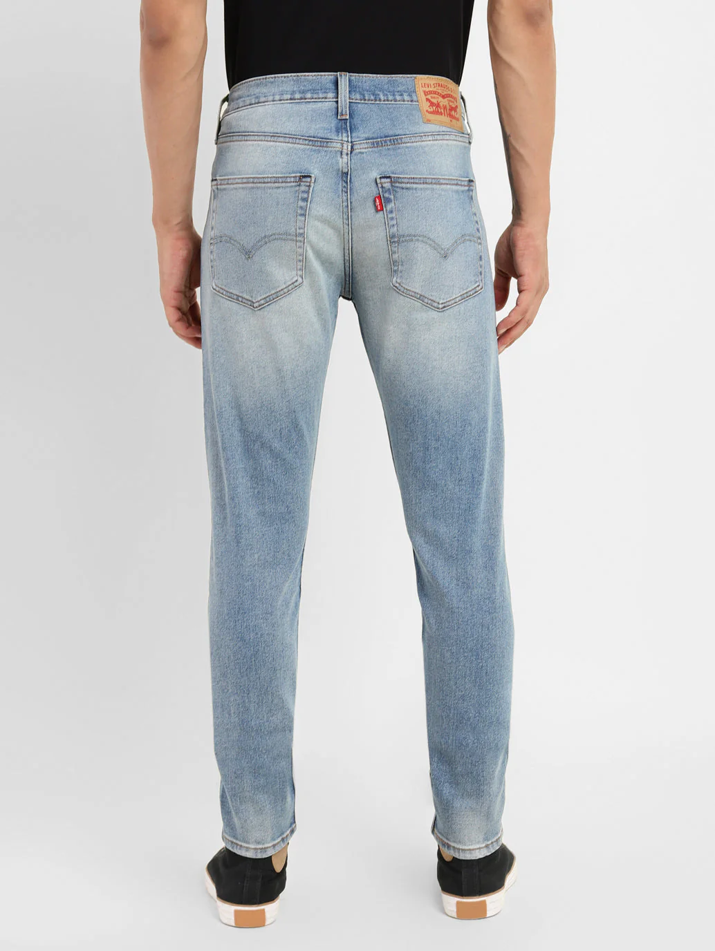 Men's 512 Blue Slim Tapered Fit Mid Rise Jeans - Image 3