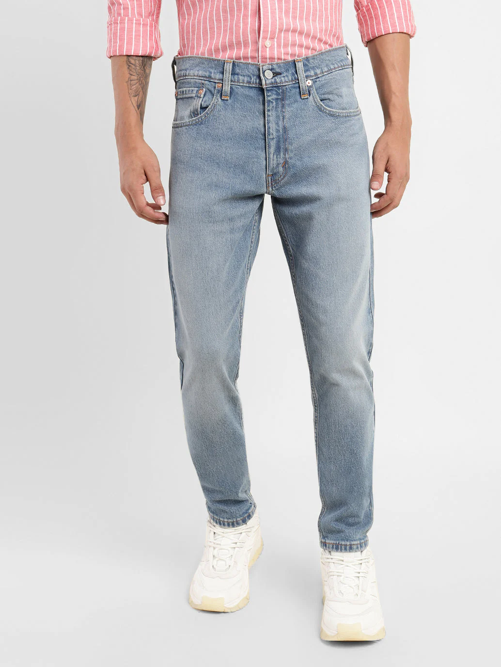 Men's 512 Blue Slim Tapered Fit Mid Rise Jeans