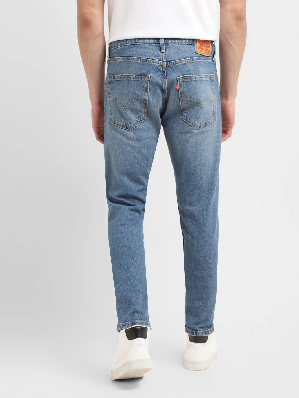 Men's 512 Blue Slim Tapered Fit Mid Rise Jeans - Image 2