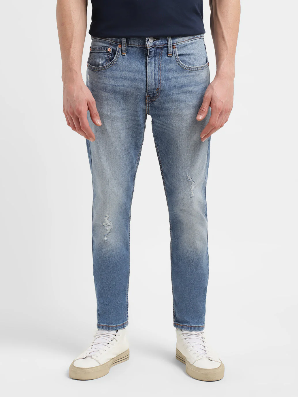 Men's 512 Indigo Slim Tapered Fit Mid Rise Jeans - Image 2