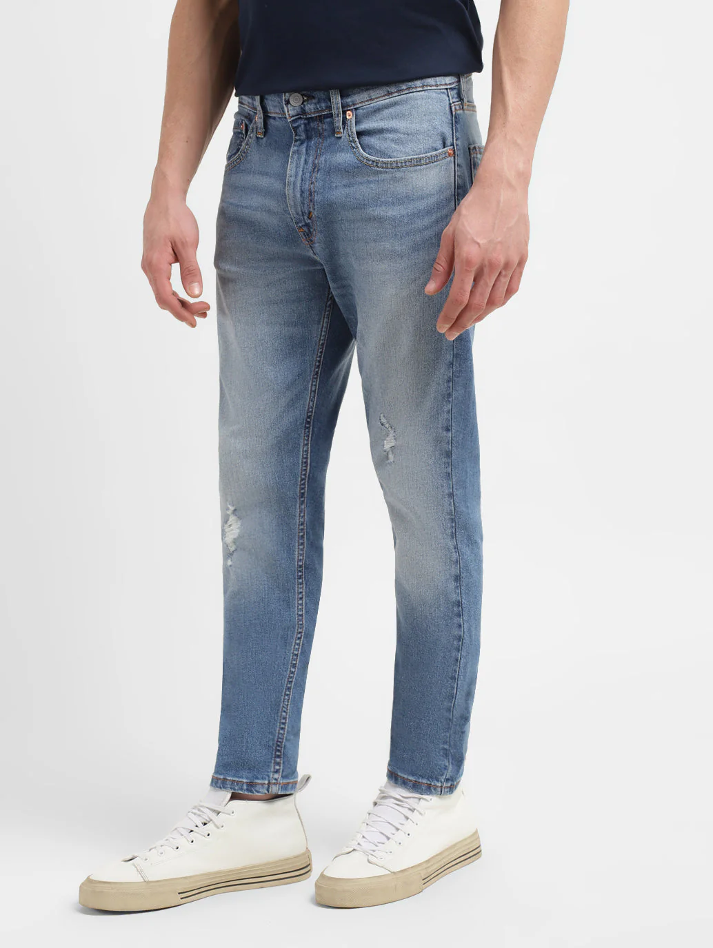 Men's 512 Indigo Slim Tapered Fit Mid Rise Jeans - Image 5