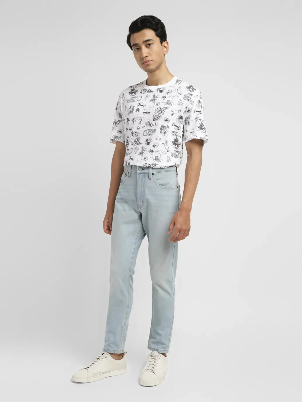 Men's 512 Light Indigo Slim Tapered Fit Mid Rise Jeans