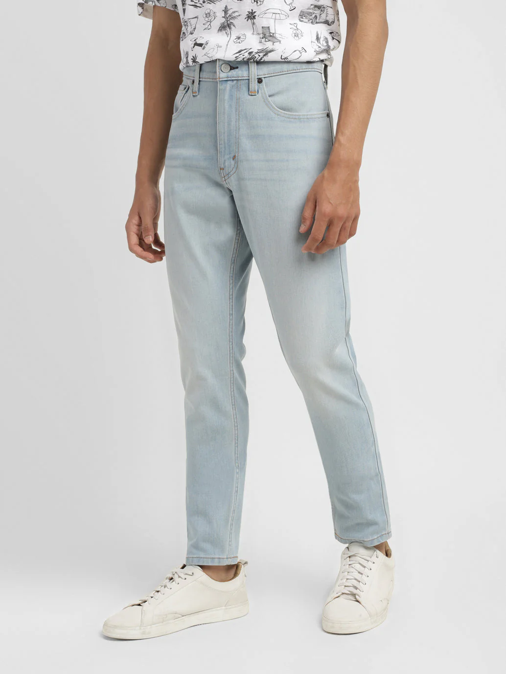 Men's 512 Light Indigo Slim Tapered Fit Mid Rise Jeans - Image 6
