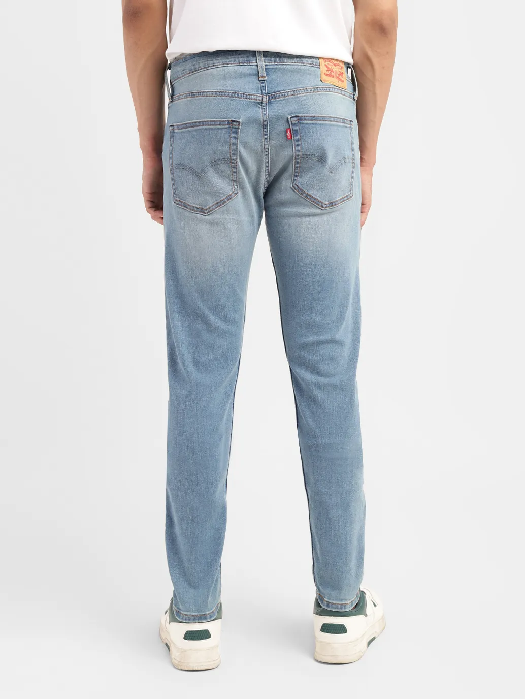 Men's 512 Blue Slim Tapered Fit Mid Rise Jeans - Image 3