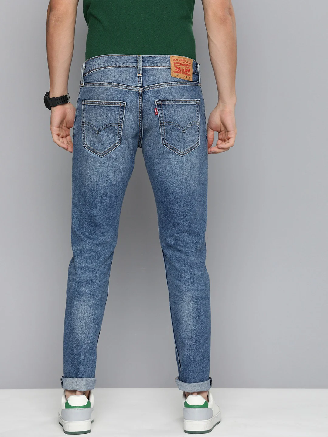 Men's 512 Light Indigo Slim Tapered Fit Mid Rise Jeans - Image 3
