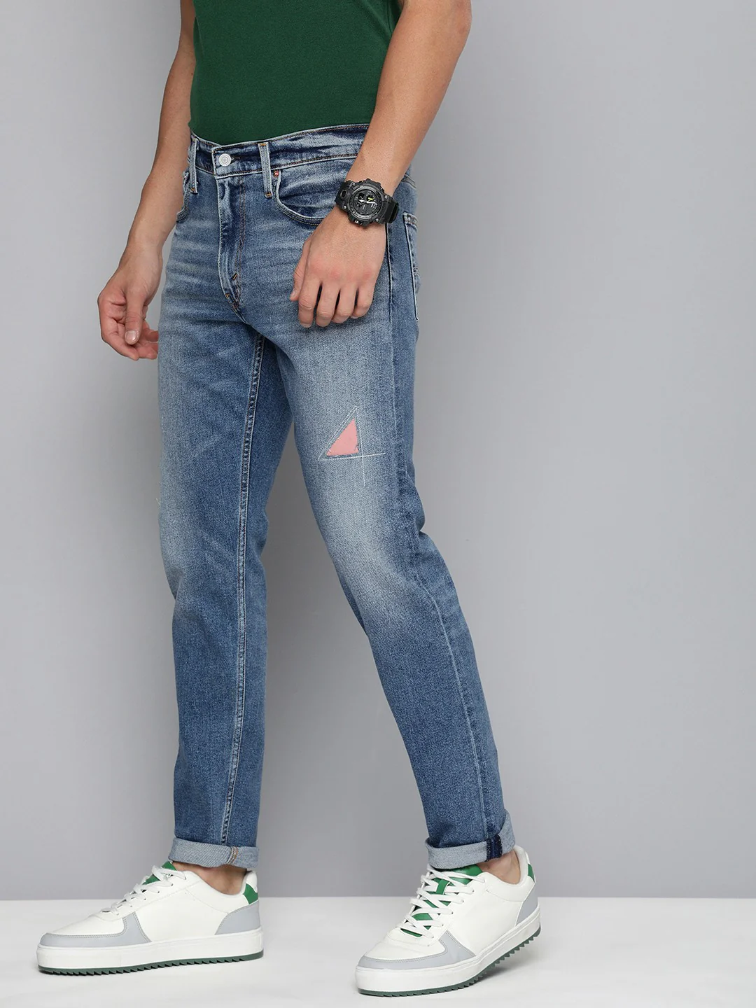 Men's 512 Light Indigo Slim Tapered Fit Mid Rise Jeans - Image 6